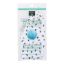 Earth Therapeutics Moisturizing Foot Sock - White with Footprints - 1 Pair