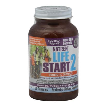 Natren Life Start 2 Probiotics for Adults - 60 Vegetarian Capsules