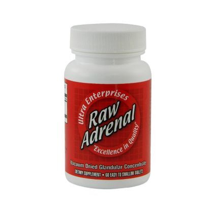 Ultra Glandulars Raw Adrenal - 200 mg - 60 Tablets