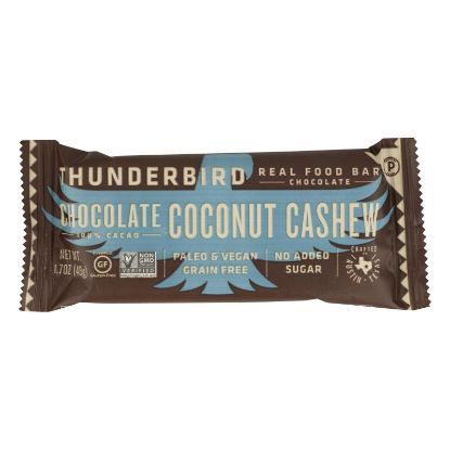 Thunderbird - Bar Chocolate Coconut Cashew - Case of 12-1.7 OZ