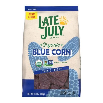 Late July Snacks - Tort Chip Blue Sea Salt - Case of 9-10.1 OZ