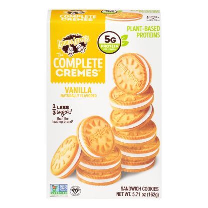 Lenny & Larry's - Creme Cookie Vanilla - Case of 9-5.71 OZ