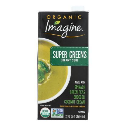 Imagine Foods - Soup Spr Greens Creamy - Case of 6-32 FZ