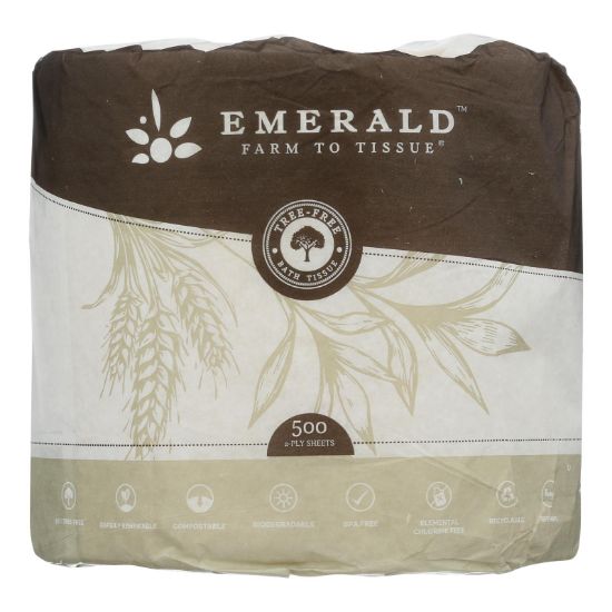 Emerald Brand - Bath Tissue 500 Sheet Rl - CS of 96-1 CT