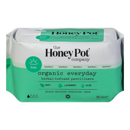 The Honey Pot - Pantiliner Evryday Herbal - 1 Each 1-30 CT