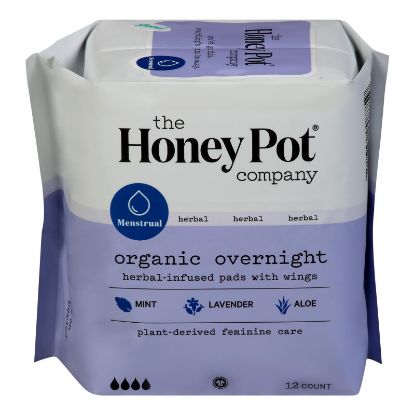 The Honey Pot - Mnstrl Pads Overnt Herbal - 1 Each 1-12 CT