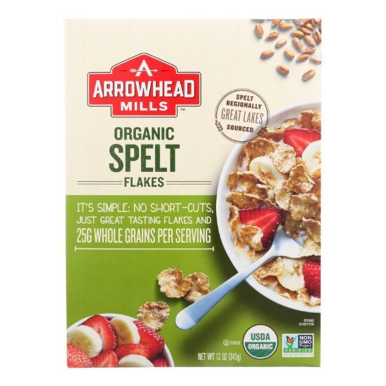 Arrowhead Mills - Cereal Spelt Flakes - Case of 6-12 OZ