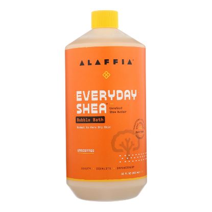 Alaffia Everyday Shea Moisturizing Unscented Bubble Bath  - 1 Each - 32 FZ