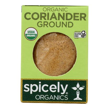 Spicely Organics - Organic Coriander - Ground - Case of 6 - 0.45 oz.