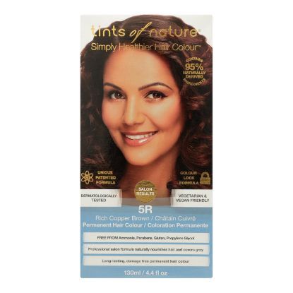 Tints Of Nature 5R Rich Copper Brown Hair Color  - 1 Each - 4.4 FZ