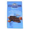 Ghirardelli Dark Chocolate Sea Salt Caramel Squares  - Case of 6 - 5.32 OZ