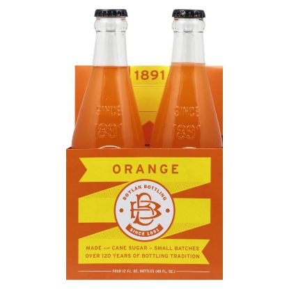 Boylan Bottling - Soda Orange - Case of 6 - 4/12 OZ