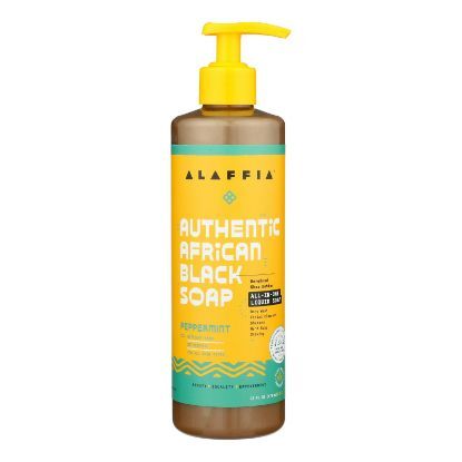 Alaffia - African Black Soap - Peppermint - 16 fl oz.