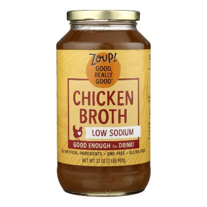 Zoup! Good, Really Good Chicken Broth - Case of 6 - 31 FZ