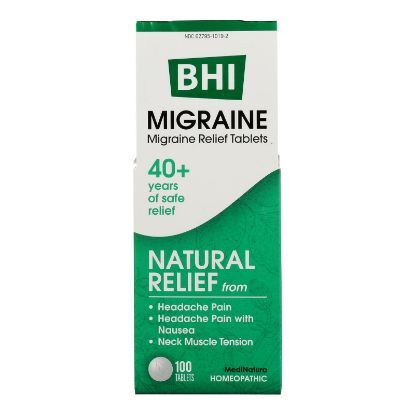 BHI - Migraine Relief - 100 Tablets
