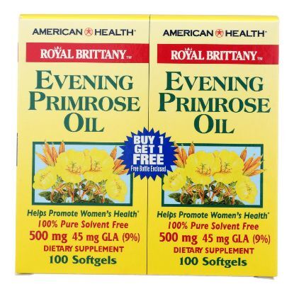 American Health - Royal Brittany Evening Primrose Oil 100+100 Softgels