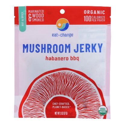 Eat The Change - Mushroom Jrky Habnro Bbq - Case of 8-2 OZ