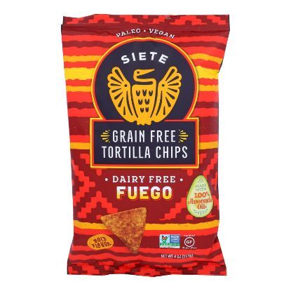 Siete - Tortilla Chips Fuego - Case of 6-4 OZ