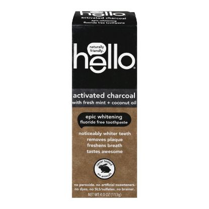 Hello Products Llc - Tpst Act Char Wht Flrd Fr - Case of 6-4 OZ