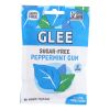 Glee Gum - Chewing Gum Sugar Free Mint Peach - Case of 6-55 CT