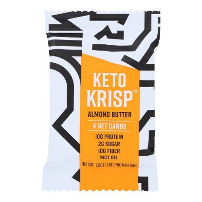 Keto Krisp - Bar Almond Butter - Case of 12-1.8 OZ