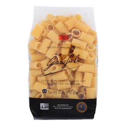 Garofalo - Pasta Mezze Maniche Rigat - Case of 12 - 16 OZ