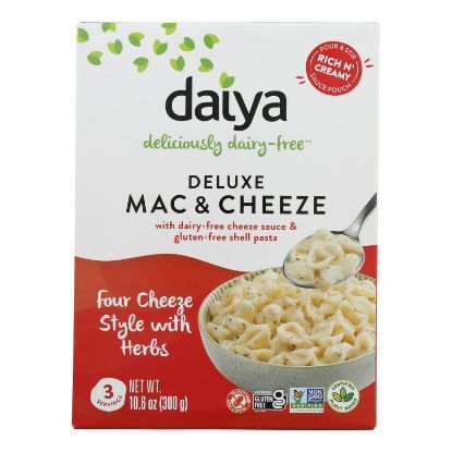 Daiya Foods - Cheezy Mac - Four Cheese with Herbs - CS of 8 - 10.6 oz.