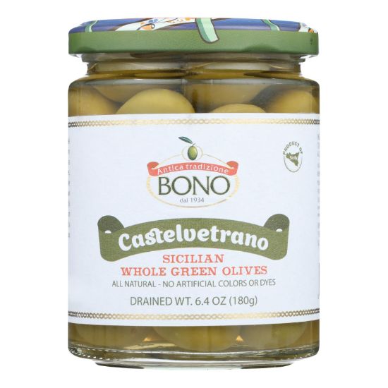 Bono - Olives Whole Green - Case of 6-6.4 OZ