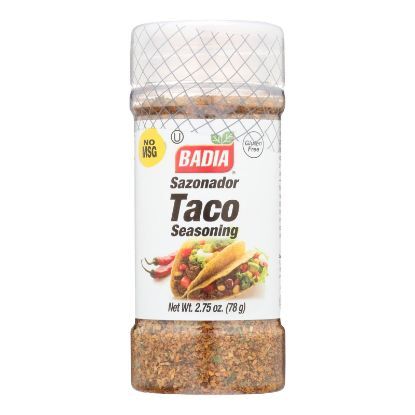 Badia Sazonador Taco Seasoning  - Case of 8 - 2.75 OZ