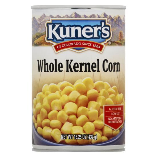 Kuner Whole Kernel Corn - Case of 12 - 15.25 OZ