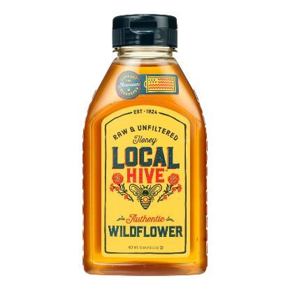 Local Hive 100% Pure Raw & Unfiltered Honey - Case of 6 - 16 OZ