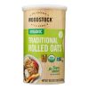 Woodstock Organic Traditional Rolled Oats - Case of 12 - 18.5 OZ