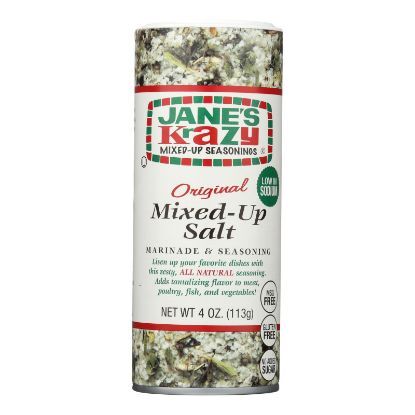 Jane's Original Mixed-Up Salt - Case of 12 - 4 OZ