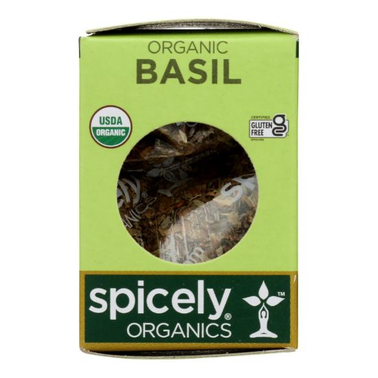 Spicely Organics - Organic Basil - Case of 6 - 0.1 oz.