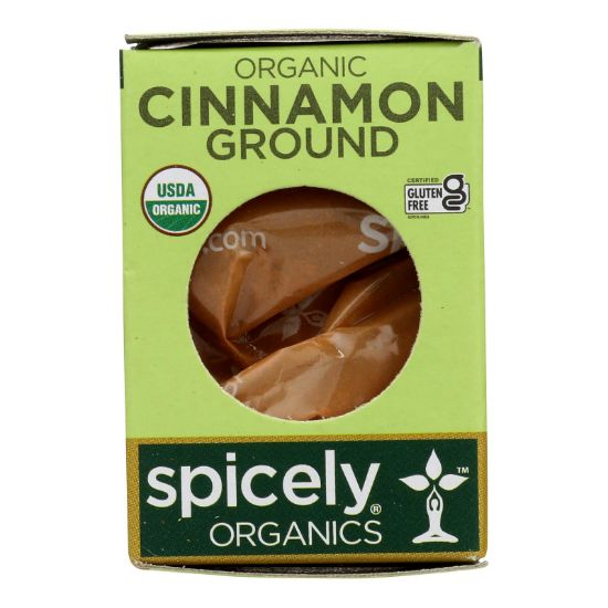 Spicely Organics - Organic Cinnamon - Ground - Case of 6 - 0.45 oz.