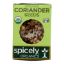 Spicely Organics - Organic Coriander Seed - Case of 6 - 0.3 oz.