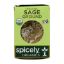 Spicely Organics - Organic Sage - Ground - Case of 6 - 0.3 oz.