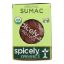 Spicely Organics - Organic Sumac - Case of 6 - 0.45 oz.