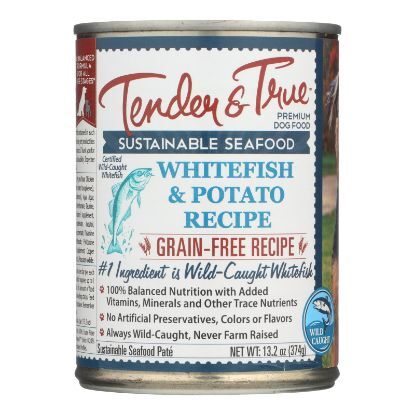 Tender & True Dog Food, Ocean Whitefish And Potato - Case of 12 - 13.2 OZ