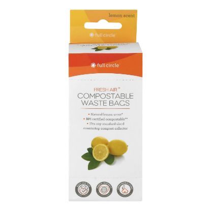 Full Circle Home - Fresh Air Compostable Waste Bags - BPI - Case of 6 - 25 Count