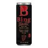 Petey's Bing Black B-Vitamins Vitamin C Caffeine & Ginseng Beverage  - Case of 24 - 12 FZ