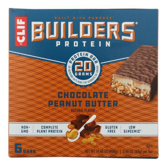 Clif Bar Builder's Protein - Case of 6 - 6/2.4 OZ