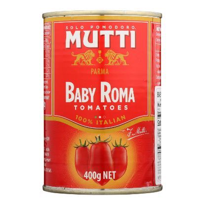 Mutti Parma, Baby Roma Tomatoes - Case of 12 - 14 OZ