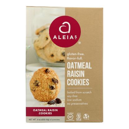 Aleias Oatmeal Raisin Cookies - Case of 6 - 9 OZ