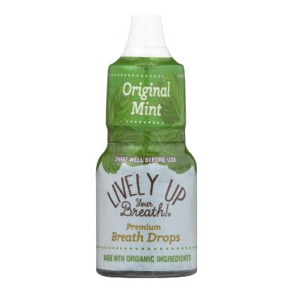 Lively Up Your Breath! Original Mint Premium Breath Drops  - Case of 12 - .27 FZ
