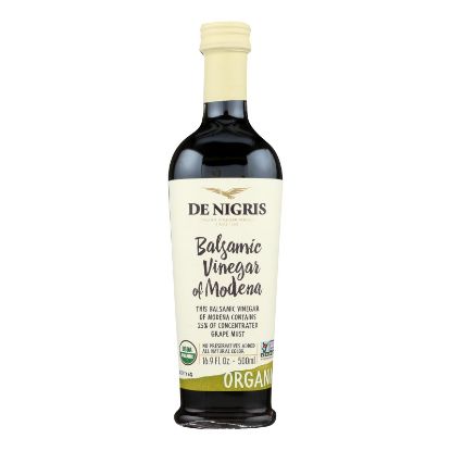 De Nigris Vinegar - Organic - Balsamic - Case of 6 - 16.9 fl oz