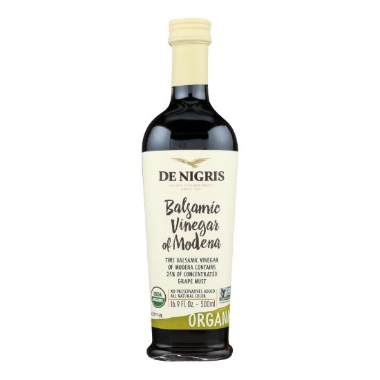 De Nigris Vinegar - Organic - Balsamic - Case of 6 - 16.9 fl oz