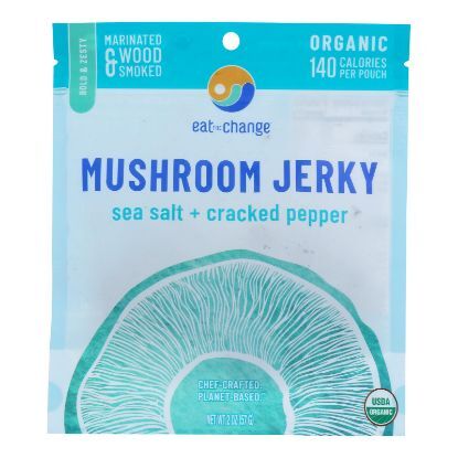 Eat The Change - Mushroom Jrky Sea Salt Peppr - Case of 8-2 OZ
