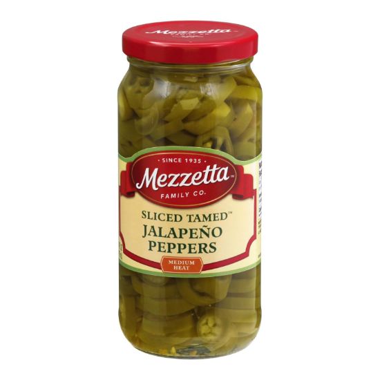 Mezzetta Tamed Diced Jalape?o Peppers - Case of 6 - 16 Fl oz.