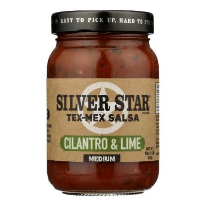Silver Star - Salsa Cilantro & Lime Medium - Case of 6 - 16 OZ